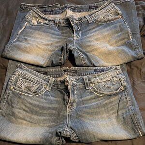 Vigoss Women's Blue Ankle Jeans